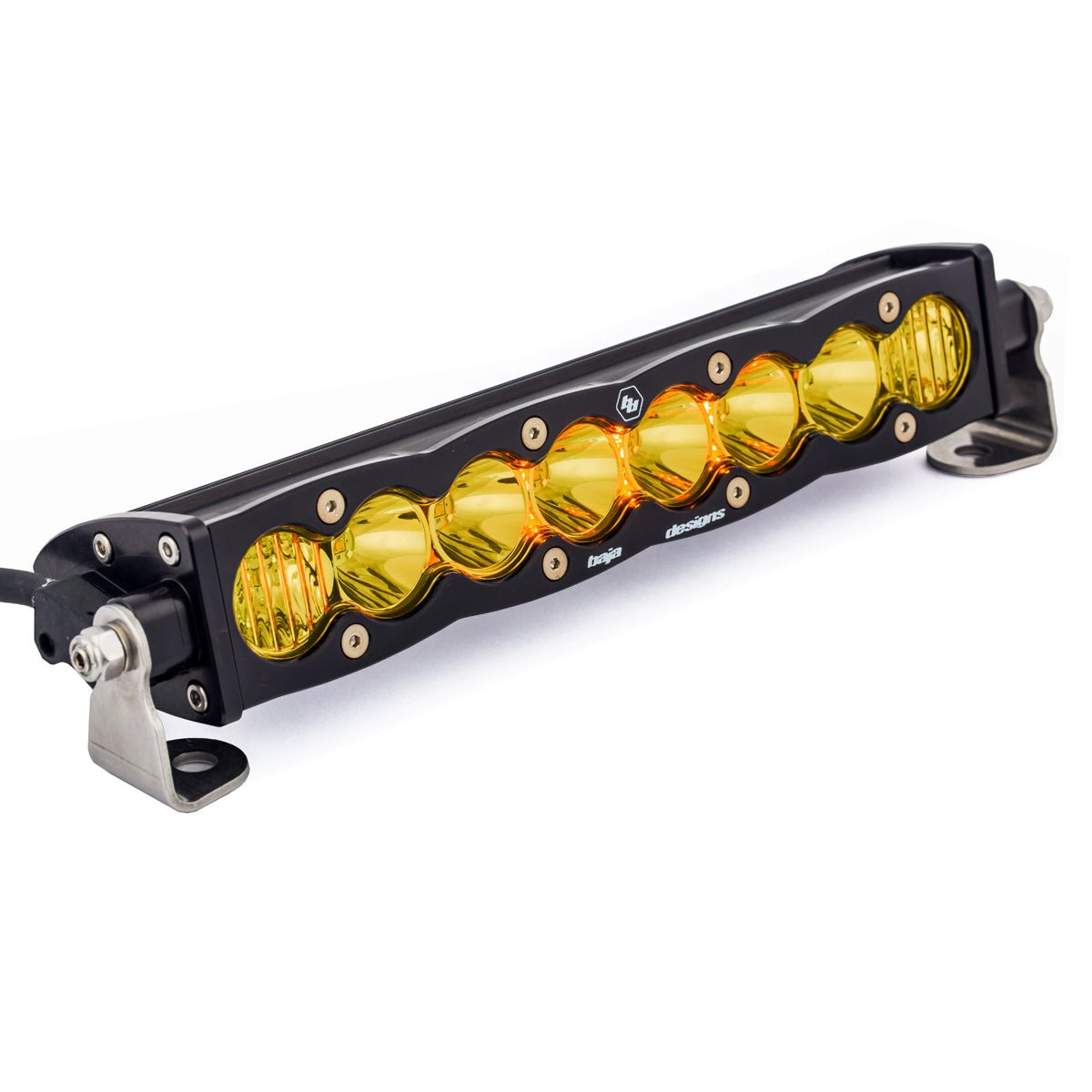 10 Inch LED Light Bar Driving Combo Baja Amber Lens Pattern S8 Series Baja Designs - Offroad Industries