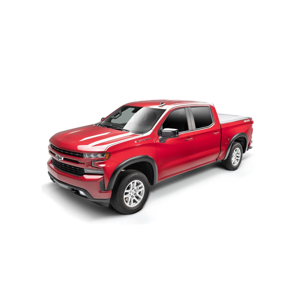 2.5" OE-Style Smooth Fender Flares, Black, Front & Rear