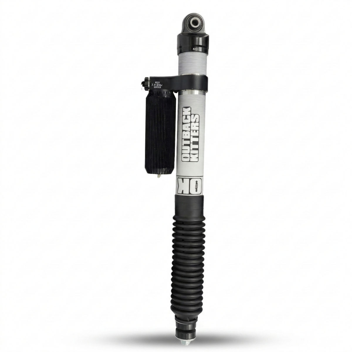 Rear 2.5" Remote Reservoir Shock, Compression Adjuster, Suits Stock Height, Single