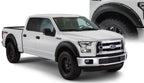 Pocket Style Smooth Fender Flares, Black, Front & Rear