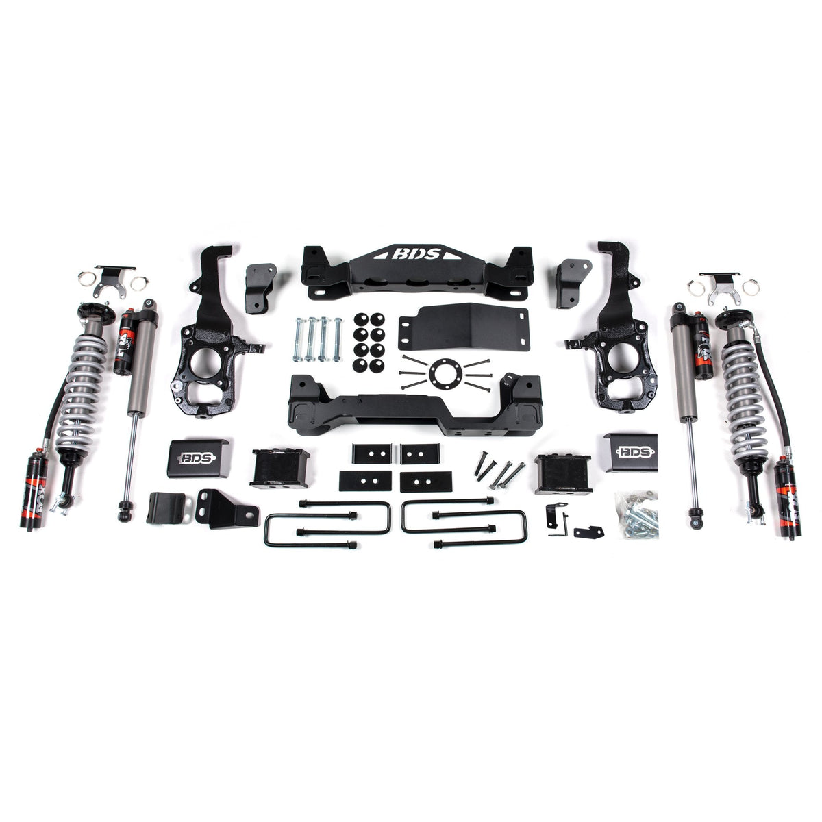 6" Lift Kit with Fox 2.5" Coilover DSC Shocks suits Ford F-150 (21-25) by BDS Suspension