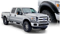 Pocket Style Smooth Fender Flares, Black, Front & Rear
