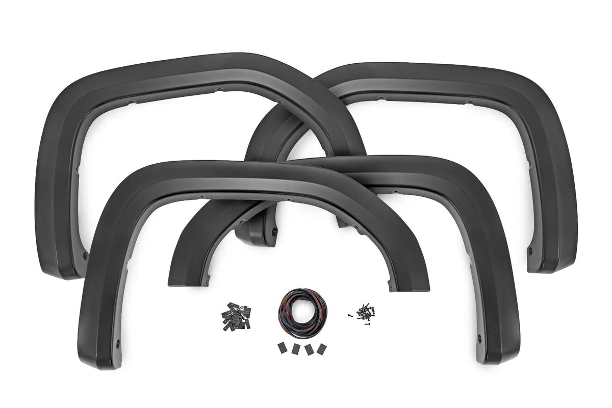 1" Smooth Fender Flares suits GMC 1500 (19-25) by Rough Country