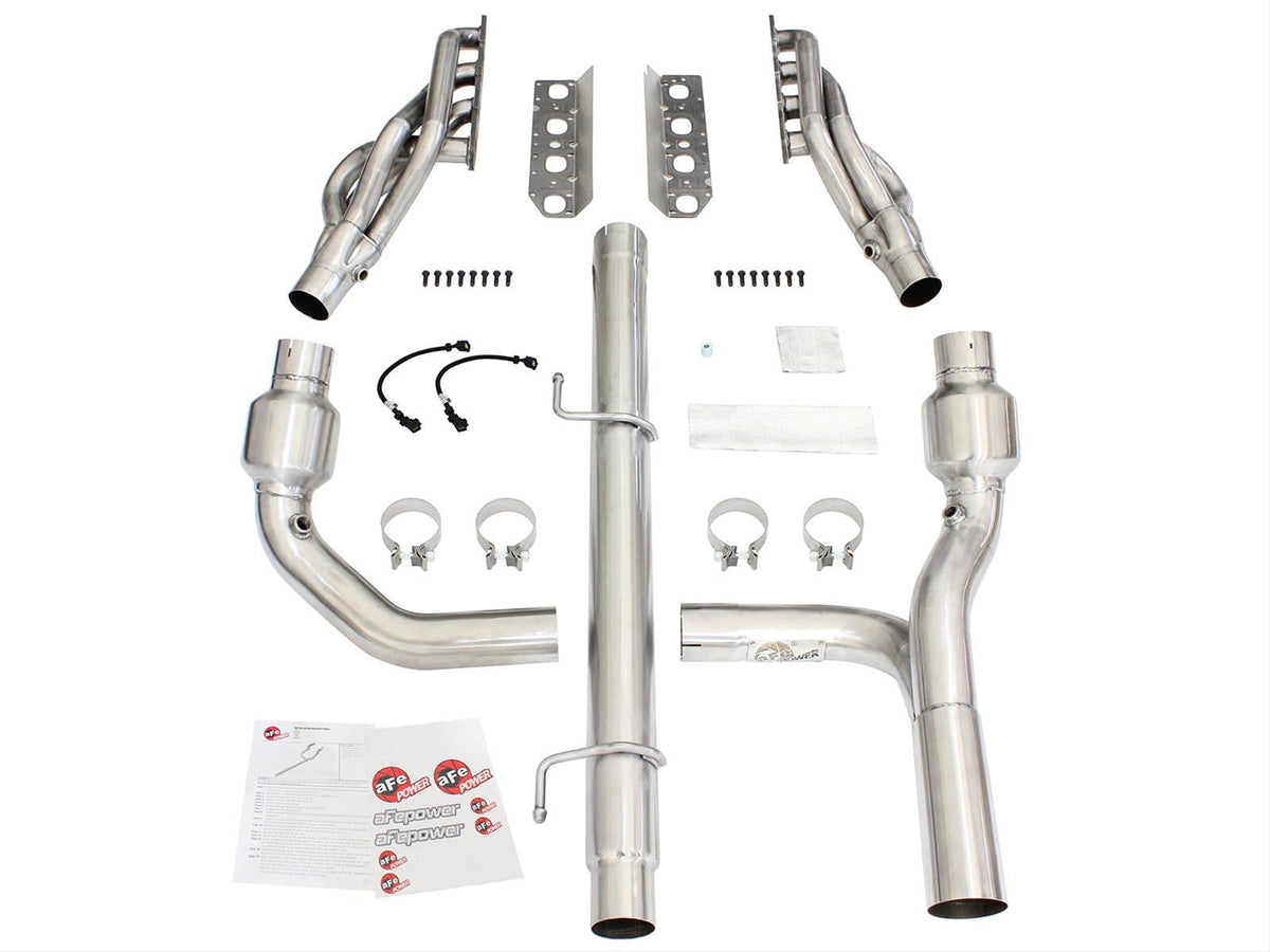 V8 5.7L Hemi Twisted Steel Long Tube Headers & Y Pip