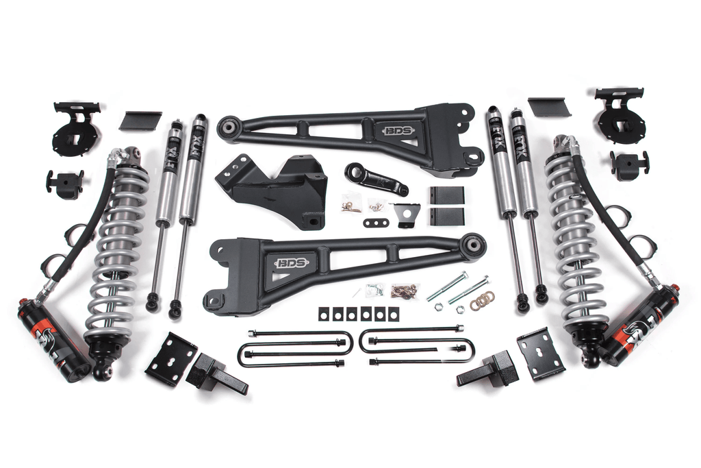 4 Inch Lift Kit w/ Radius Arm | FOX 2.5 Performance Elite Coil - Over Conversion | Ford F250/F350 Super Duty (11 - 16) 4WD | Diesel - Offroad Industries