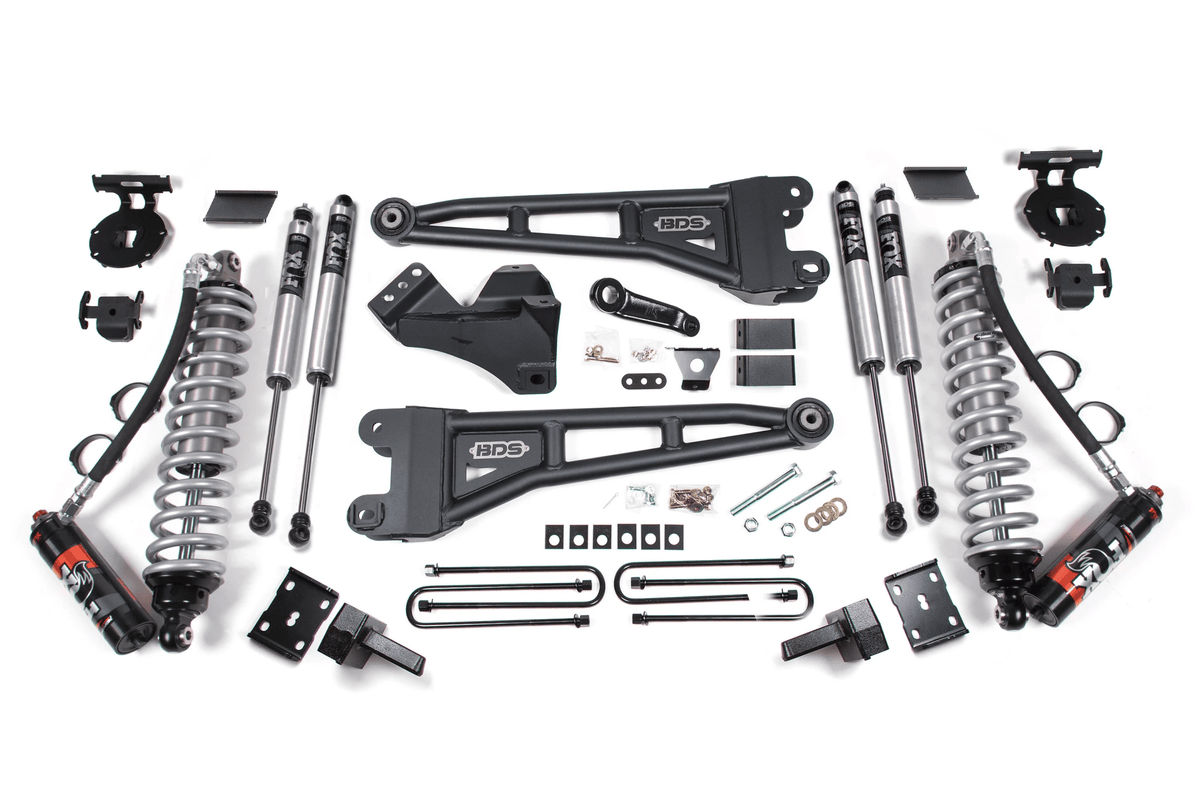 4 Inch Lift Kit w/ Radius Arm | FOX 2.5 Performance Elite Coil - Over Conversion | Ford F250/F350 Super Duty (11 - 16) 4WD | Diesel - Offroad Industries