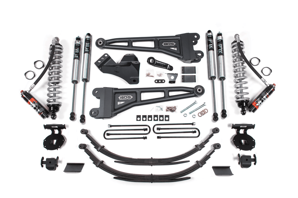 4 Inch Lift Kit w/ Radius Arm | FOX 2.5 Performance Elite Coil - Over Conversion | Ford F250/F350 Super Duty (11 - 16) 4WD | Diesel - Offroad Industries