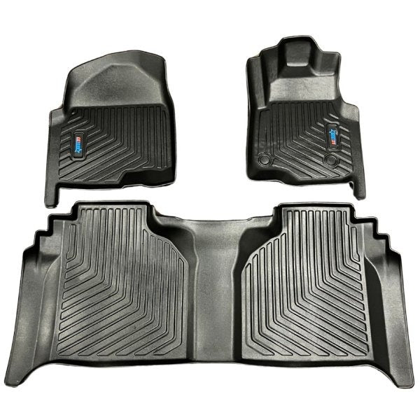 Contour Floor Mats, Front & Rear suits Chev 2500 (2020-2025), 1500 (2019-2024) by AMTRUX