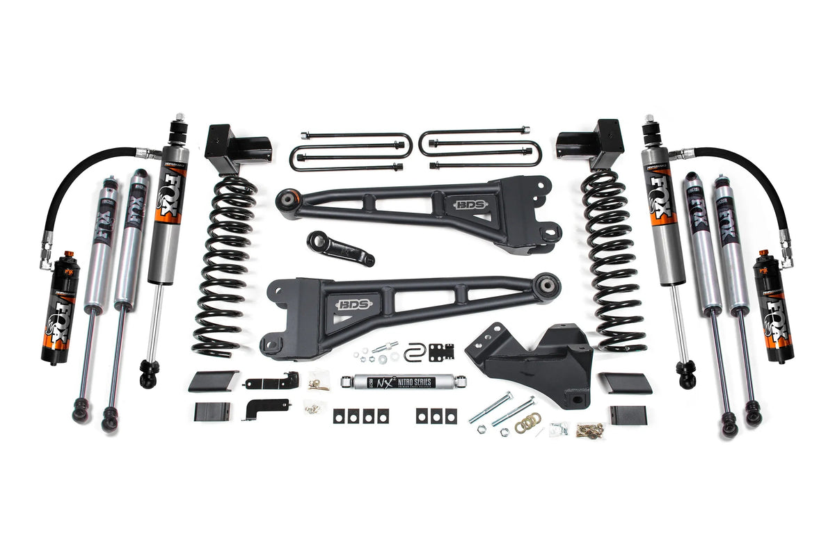 5" Lift Kit with Fox 2.5" PE DSC Coilover Shocks suits Ford F-250 Super Duty/F-350 Super Duty (23-25) by BDS Suspension