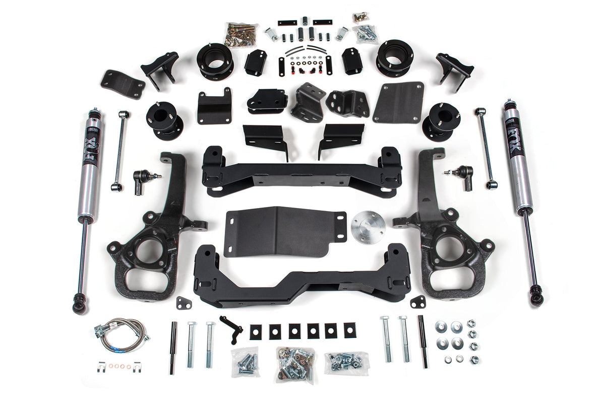 4" Air Ride Lift Kit with Fox 2.0 Rear Shocks suits Ram 1500 DT (25) by BDS Suspension