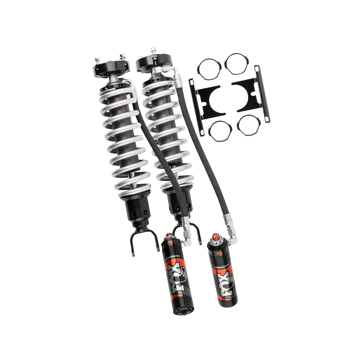Front Fox Performance Elite Series 2.5" Coilover Remote Reservoir DSC Shocks, Suits 2-3" Lift, Set of 2