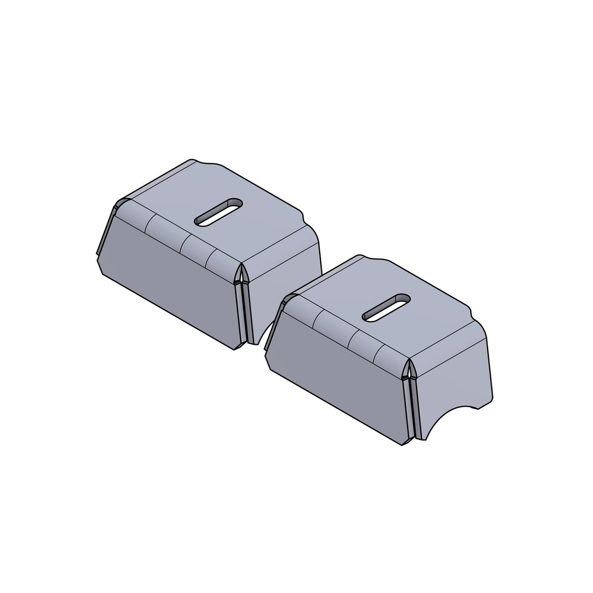 Pre Runner Bar Spotlight Tab - Mid Size - Set of 2