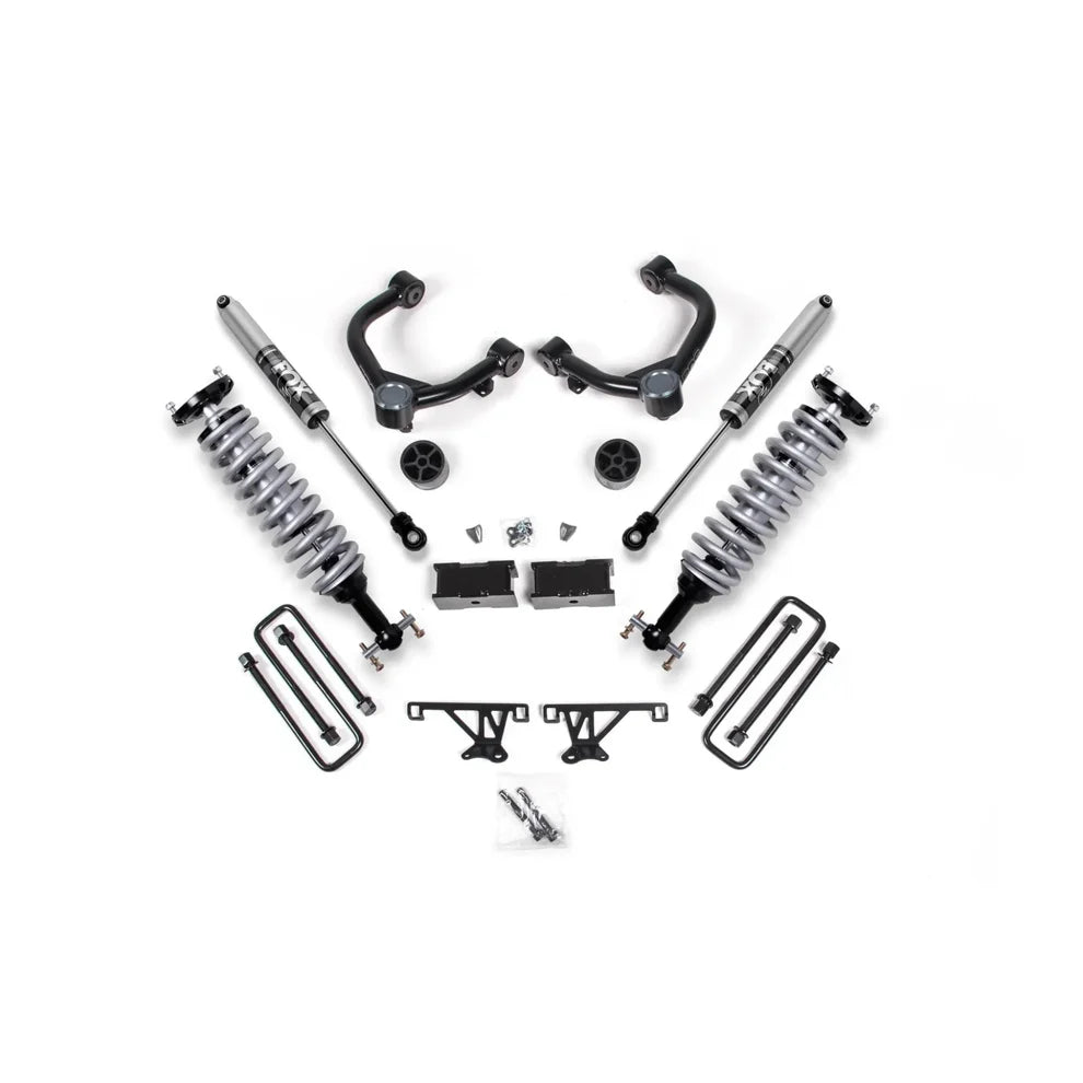 3.5" Lift Kit with Fox 2.5" Coilover Shocks suits Chev 1500 (19-24) by BDS Suspension