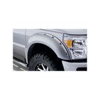 Pocket Style Smooth Fender Flares, Black, Front & Rear