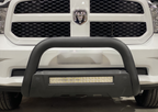 Polished SS Nudge Bar with DBL Row Light Bar