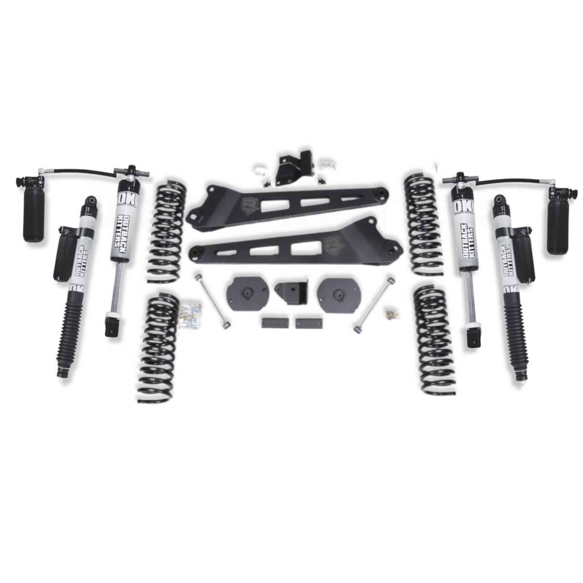 3" Lift Kit with OK 2.5" Shocks suits Ram 2500 (19-24) by Zone Offroad