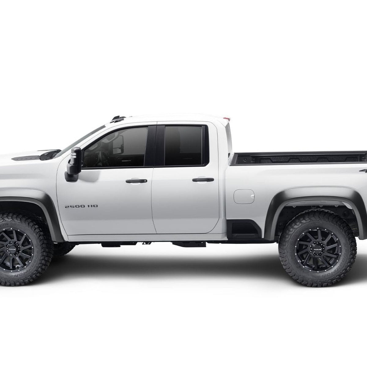 Extend-A-Flender Smooth Fender Flares, Black, Front & Rear