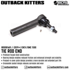 Tie Rod End for 2019-2024 Chevy Silverado / GMC 1500 - Outback Kitters