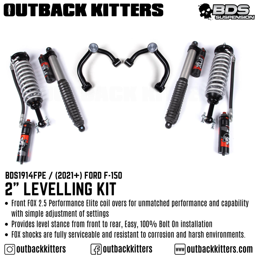 BDS Suspension 2" Levelling Kit for Ford F150 (2021+) - Outback Kitters
