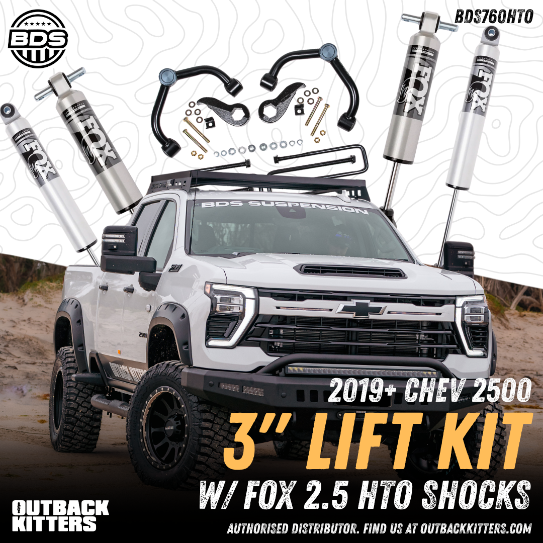 BDS Suspension 3" Lift Kit for 2020+ Chevy Silverado 2500