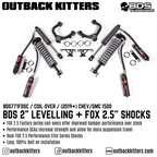 BDS Suspension 2" Levelling Kit for 2019+ Chevy/GMC 1500