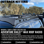 2020+ Ford F250/350/450 Adventure Rails™ MAX Roof Racks - Outback Kitters