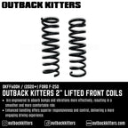 Outback Kitters 2" Lifted Front Coils for 2020+ Ford F-250 - Outback Kitters