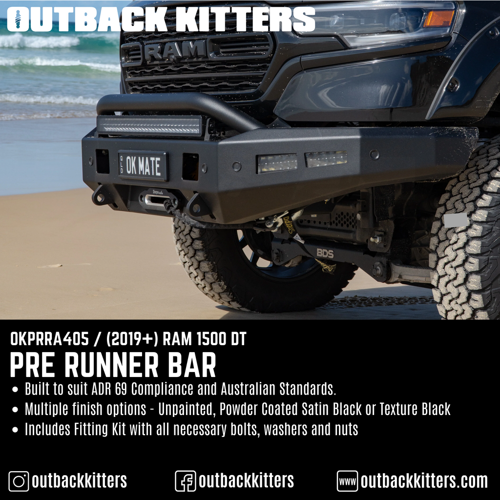 Outback Kitters Ram 1500 DT (& Rebel) Pre Runner Bar - Outback Kitters