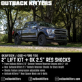 Outback Kitters 2" Lift Kit for 2021+ Ford F150 - Outback Kitters