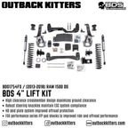 BDS 4" Lift Kit for Ram 1500 DS - Outback Kitters
