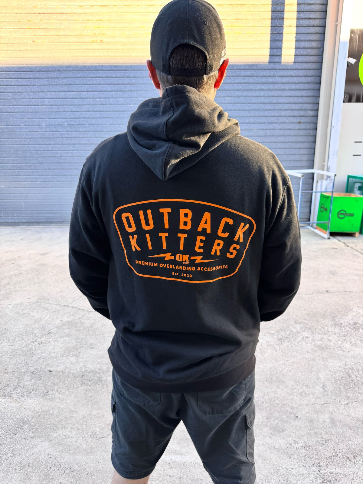 Outback Kitters "Hero" Black Hoodie
