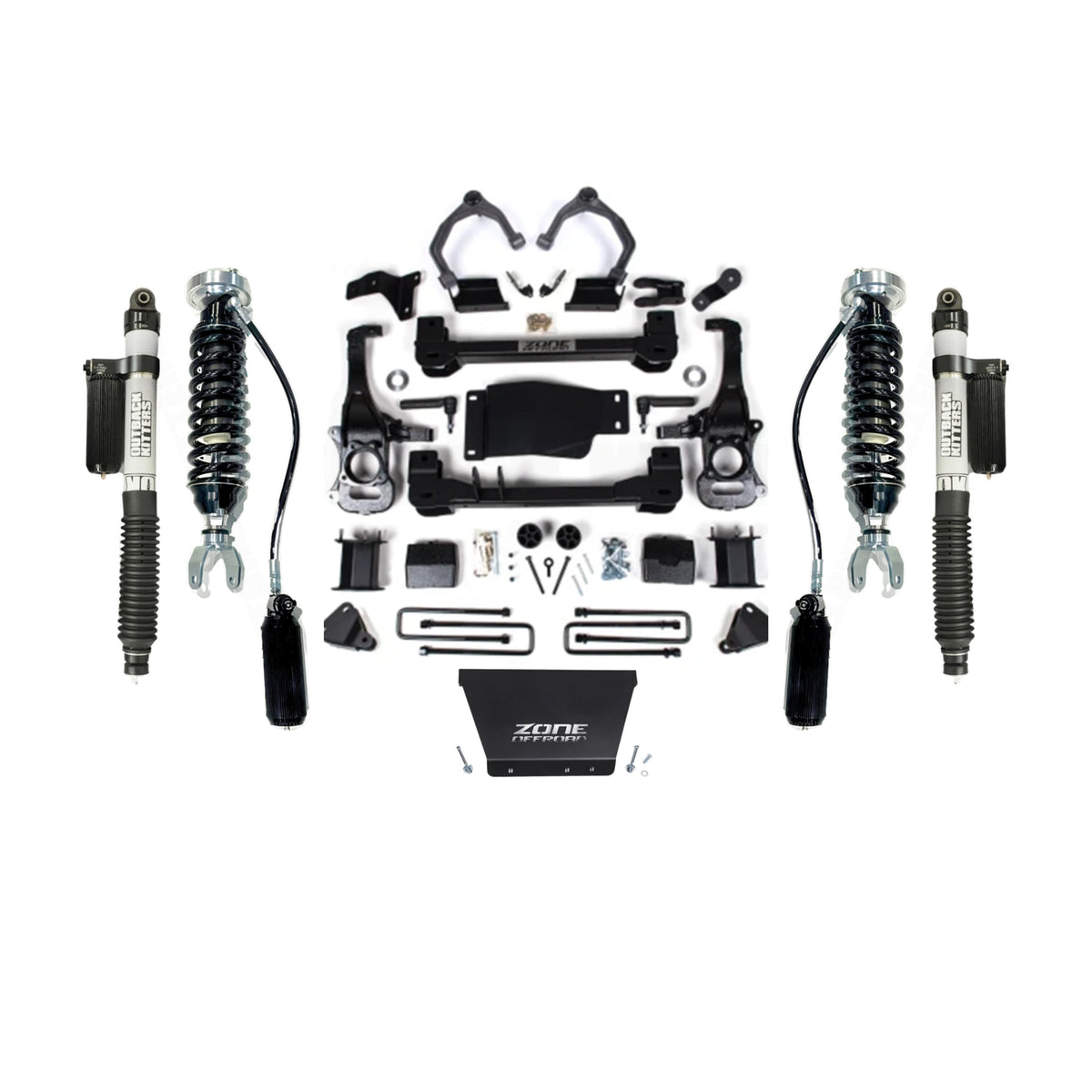 OK with Zone Offroad  4” Lift Kit for 2019+ Chev/GMC 1500 - Outback Kitters