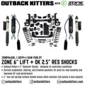 OK with Zone Offroad 6" Lift Kit for 2019+ Ram 1500 DT - Outback Kitters