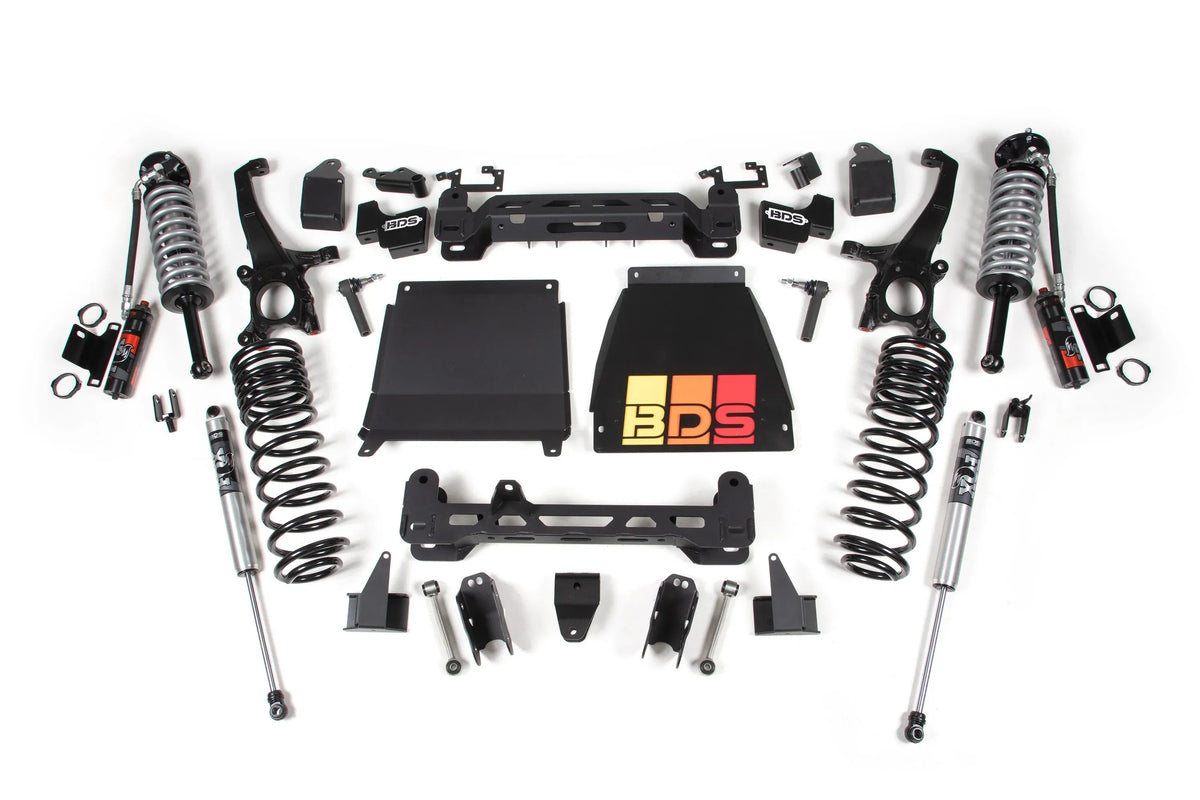 7" Lift Kit with Fox 2.5" Coilover, Rear Fox 2.0 suits Toyota Tundra (22-25) by BDS Suspension