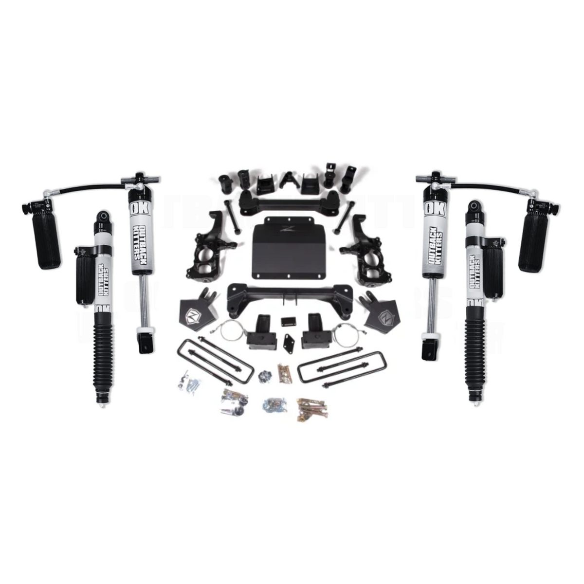 5" Lift Kit with OK 2.5" Shocks by Zone Offroad