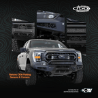 Addictive Desert Designs 2021 - 2024 FORD F - 150 HONEYBADGER FRONT BUMPER W/ TOP HOOP - Offroad Industries