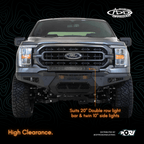 Addictive Desert Designs FORD F - 150 HONEYBADGER FRONT BUMPER 21 - 23 - Offroad Industries