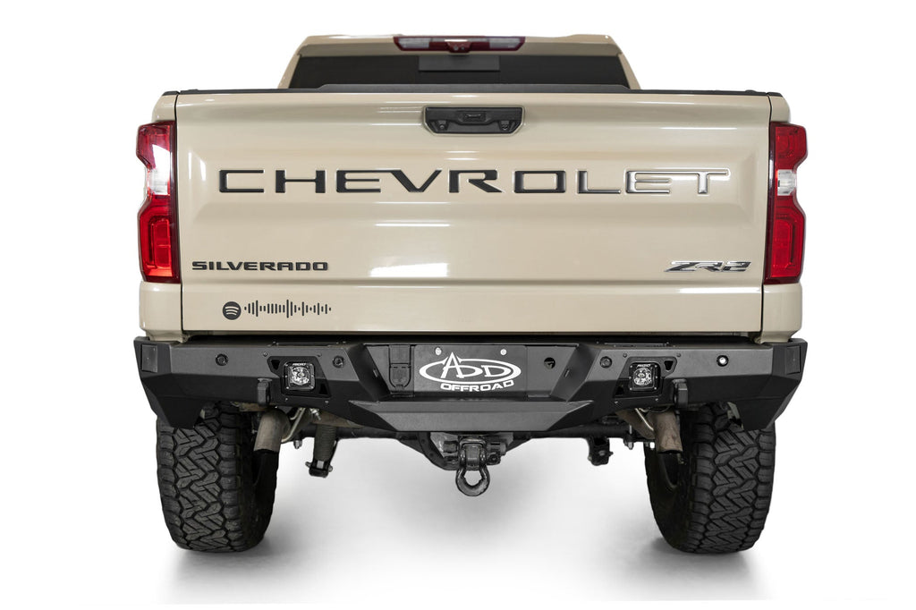 Addictive Desert Designs Stealth Fighter Rear Bar Chevrolet Silverado ZR2 - Offroad Industries