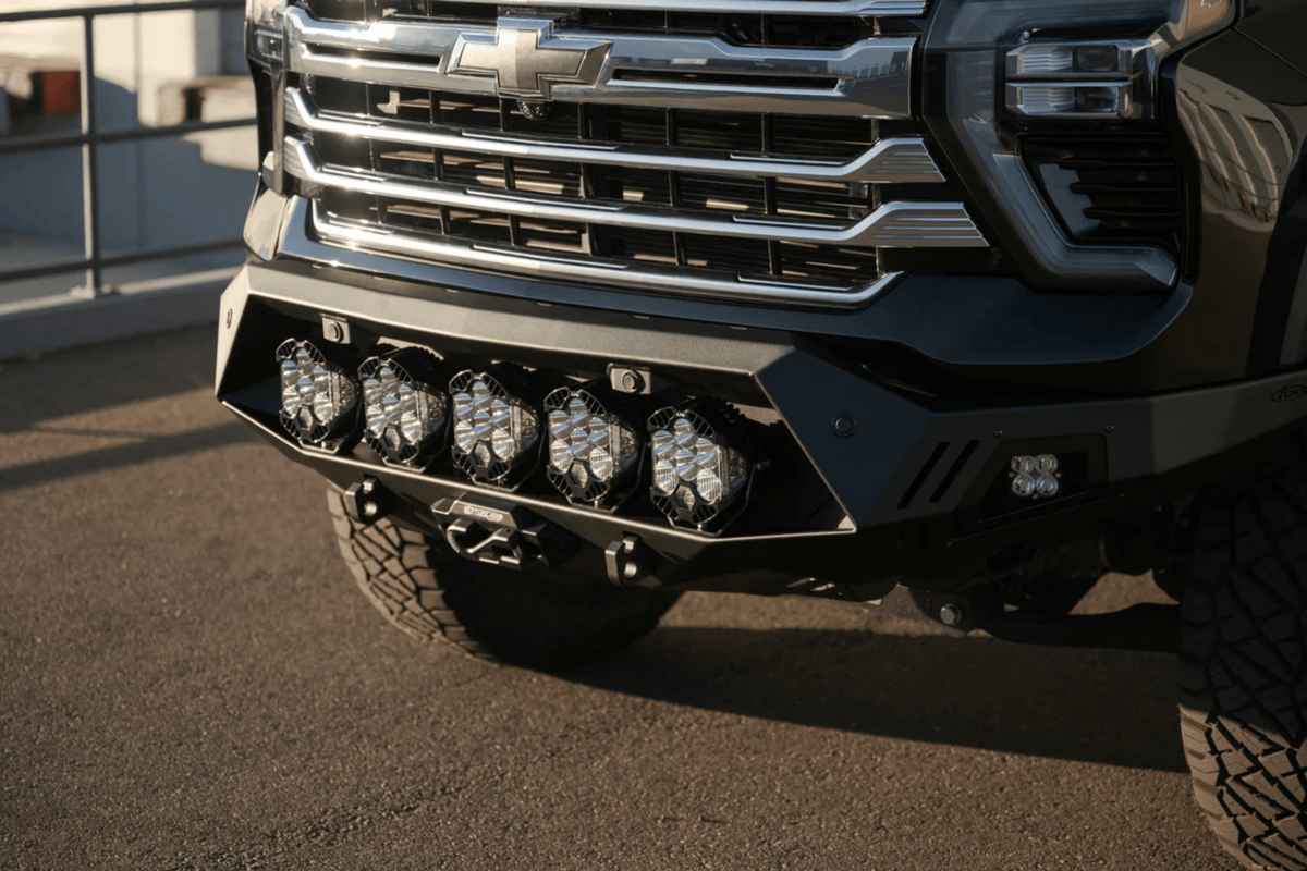Addoffroad 2024 Chevy Silverado 2500/3500 Bomber HD Front Bar - Offroad Industries