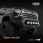 Addoffroad 2024 Chevy Silverado 2500/3500 Bomber HD Front Bar - Offroad Industries
