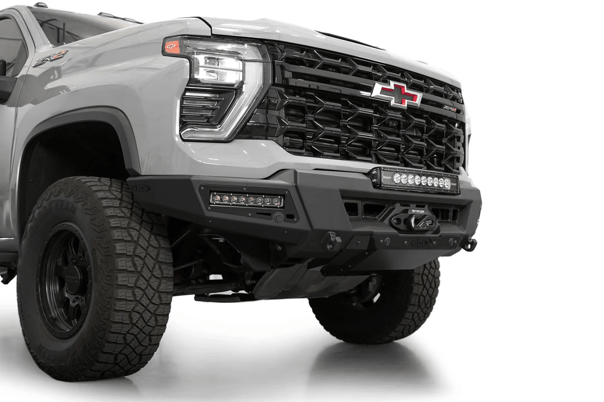 Addoffroad 2024+ Chevy Silverado 2500/3500 Phantom Winch Front Bar - Offroad Industries