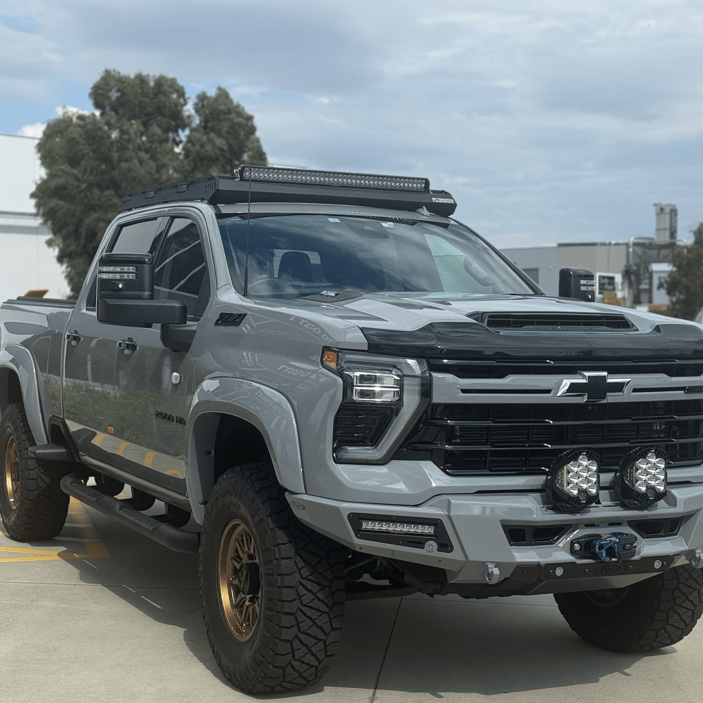 Addoffroad 2024+ Chevy Silverado 2500/3500 Phantom Winch Front Bar - Offroad Industries