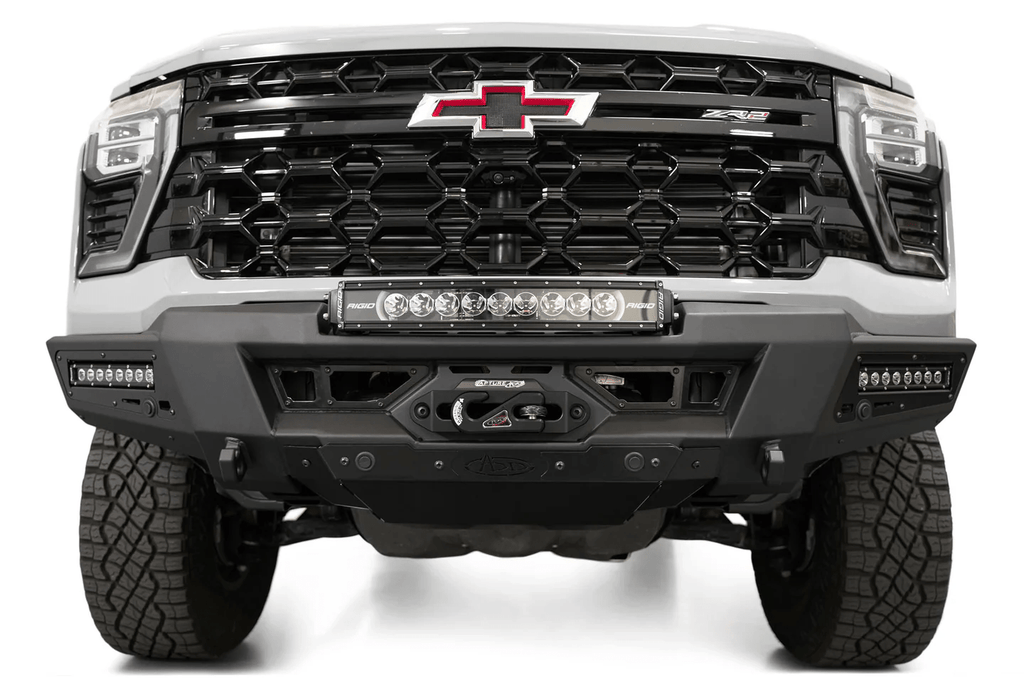 Addoffroad 2024+ Chevy Silverado 2500/3500 Phantom Winch Front Bar - Offroad Industries