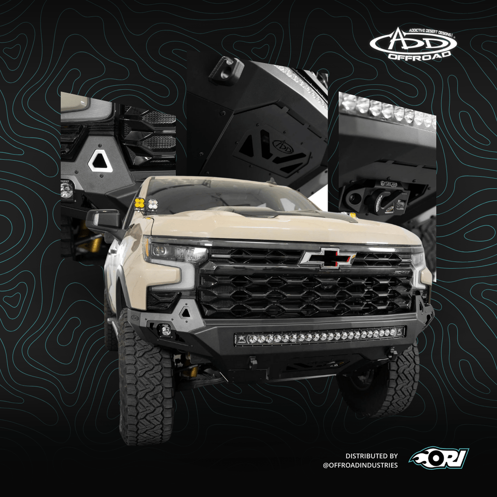 Addoffroad Stealth Fighter Bar Chevy Silverado ZR2 - Offroad Industries