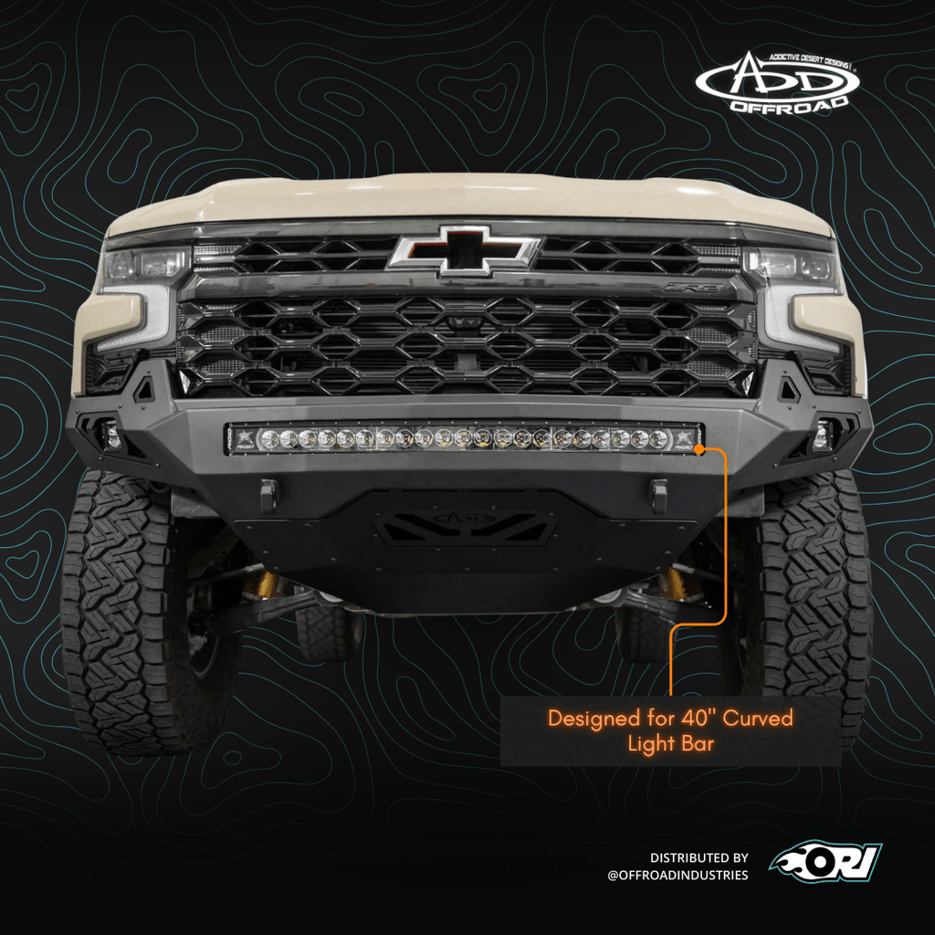 Addoffroad Stealth Fighter Bar Chevy Silverado ZR2 - Offroad Industries