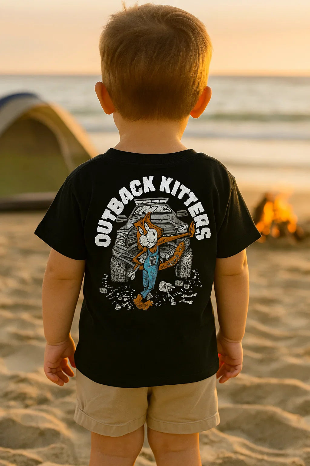Outback Kitters "Mecatnic" T-Shirt for Kids