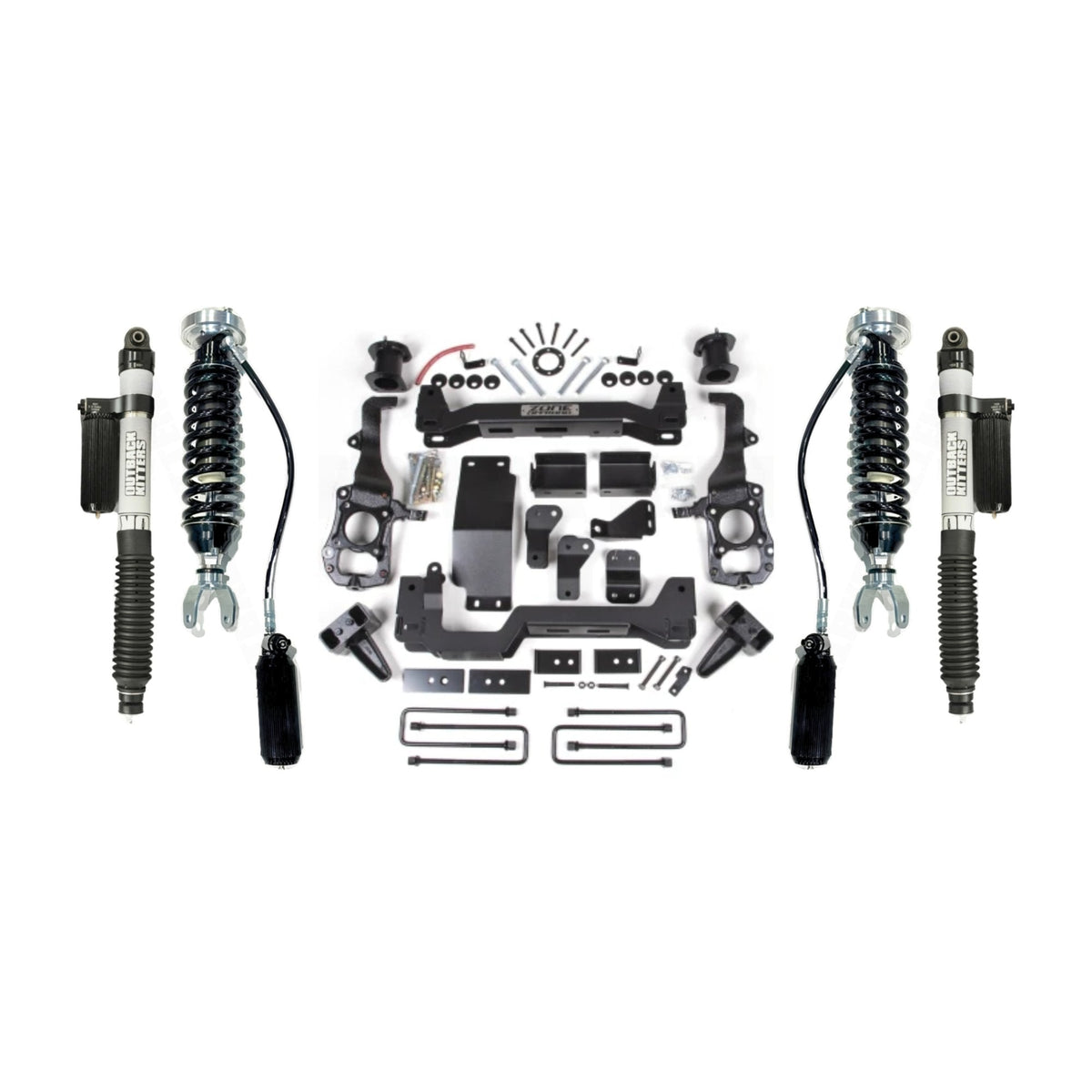 6" Lift Kit with OK 2.5" Shocks suits Ford F-150 (21-26) by Zone Offroad