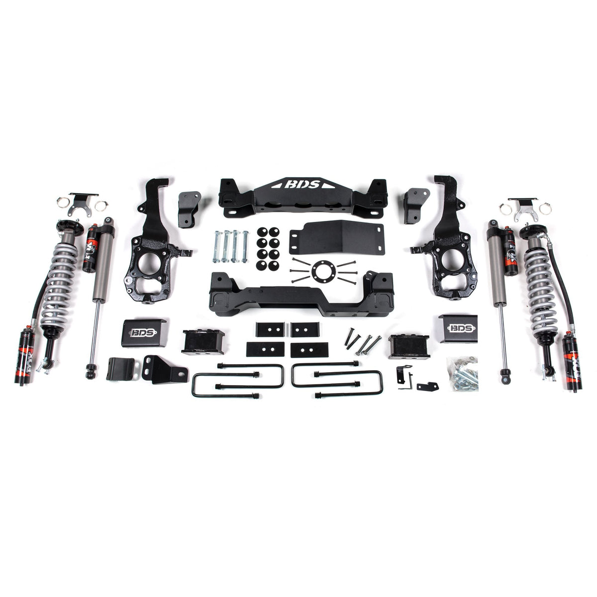 4" Lift Kit with Fox 2.5" Coilover DSC Shocks suits Ford F-150 (21-26) by BDS Suspension