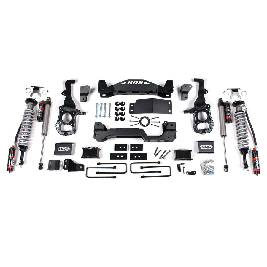 4" Lift Kit with Fox 2.5" Coilover DSC Shocks suits Ford F-150 (21-26) by BDS Suspension