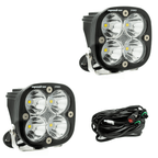 Baja Designs Squadron Pro Black LED Auxiliary Light Pod Pair - Universal - Offroad Industries